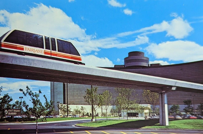 Fairlane Town Center - 1976 Monorail - Long Gone